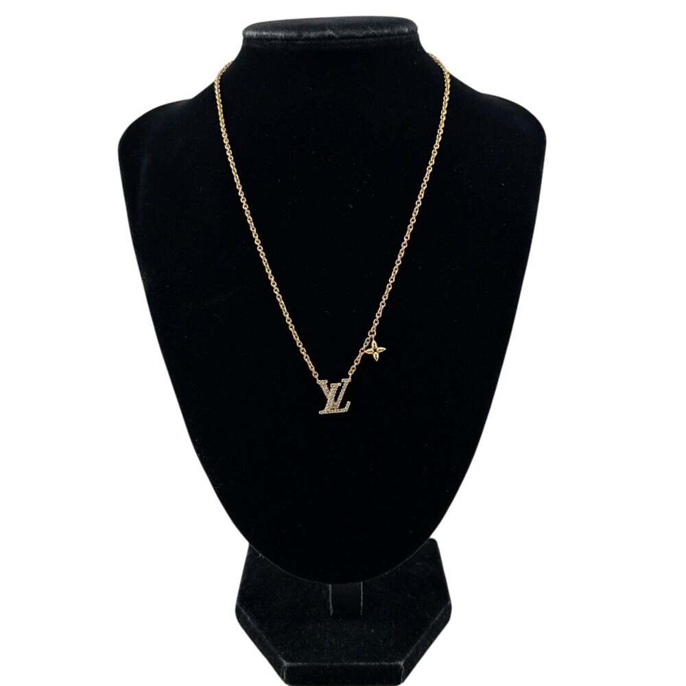 LOUIS VUITTON Gold Necklace - Picture 10 of 11